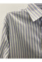 100% Cotton Blue Stripes Men's Shirt - 2