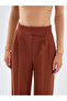 Brown Standard Fit Women's Trousers - 3