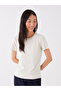Crew Neck Plain Short Sleeve Women's T-Shirt