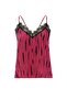 Patterned Thin Strap Blouse - 5