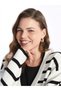 V-Neck Striped Long Sleeve Women's Knitwear Cardigan - 2