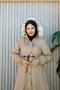 Hooded Long Coat with Tie Waist, Snaps and Zipper Detail Brc6267 - 7