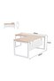 Vorm 136-14L oak Modern Workstation without Drawer - 5