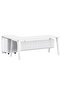 Bentuk 139-18L White Modern Workstation