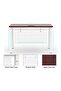 Figura 72-12 Apple Cherry Modern Workstation without Drawer - 3