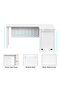 Bentuk 139-18L White Modern Workstation - 3