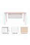 Bentuk 139-12 oak Modern Workstation without drawer - 3