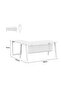 Bentuk 139-16L white Modern Workstation without drawer - 5