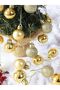 New year's pine tree ornament 4 cm 12 piece gold cute ball gold