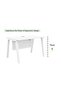 Bentuk 139-16 white Modern Workstation without drawer - 4