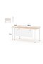 Figura 72-16 oak Modern Workstation without Drawer - 5