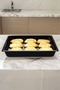 Enameled Fireproof Non-Stick Baking Tray Enameled Square 33.5cm X 37cm Black Tray - 2