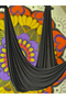 Yoga Hammock Set - 5 MT Length x 2.5 mt Stretching Spares for High Ceilings