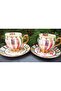 Pervize Raduga Porcelain Hand Painted Set of 2 Coffee Cups - 3