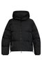 Men's Brand Logo Printed Hooded Long Sleeve Black Coat 6D1Bc3 1Nnxz-0999 - 5