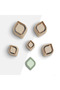 Embossed Leaf-Shaped Polymer Clay Cutting Mold, Earring Mold, Clay Cutter, 5 Sizes, No: 916