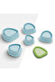 Embossed Organic Shape Polymer Clay Mold, Earring Mold, Clay Cutter, 5 Sizes, No: 925 - 2