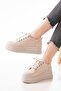 Fln-1999 Nut Laced Sole Casual Sneakers with Stone Accessories - 2