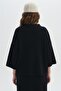 Navy Blue Short Sleeve Knitwear Sweater - 6