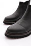 Men's Stretch Detailed Boots Black Floater Genuine Leather 2311223210 - 4