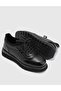 Lance Genuine Opening Floater Leather Men's Black Oxford Shoes - 2