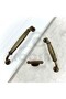 Kardelen Antique Yellow Button Handle Luxury Country Kitchen Furniture Cabinet Drawer Handle - 5