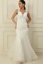 Glittery Long Fish Dress with Sequin and Beaded Lining and Tie Back - 2