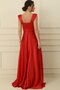 Spaghetti Strap Stone Detailed Square Neck Lined Long Satin Dress - 4