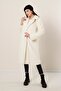 Long Plush Coat with Lining Inside - 3