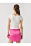 Basic Gathered V-Neck Ribbed Short Sleeve T-Shirt - 4