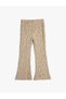 Spanish Leg Sweatpants Ribbed Waist Elastic