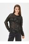Openwork Knitwear Sweater Crew Neck Lurex - 3