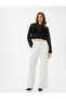Crop Mesh Sweater Long Sleeve Crew Neck Cotton
