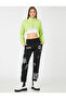 Jogger Sweatpants Printed Tie-Waist Elasticated Cuffs Fleece Lined Inside - 2