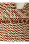 Tweed Salopet Dress Gilet Frilly Thick Straps Patterned - 6