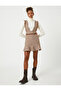 Tweed Salopet Dress Gilet Frilly Thick Straps Patterned - 2