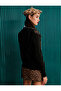 Diamond Patterned Knitwear Sweater V-Neck Cashmere Textured - 4