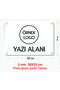 Custom Door Sign Board Office Office Mini Entrance Sign Foil Cut on Transparent Plexiglass 50X35Cm - 4