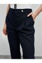 Carrot Pants Button Detailed High Waist - 5