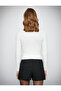 Women's Ecru Sweater 3WAK90376HT - 4