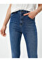 4wal40046md Drk Dark Indigo Women's Cotton Denim Trousers - 5