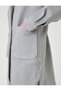 Oversize Hooded Cashmere Coat with Pockets and Zipper - 5