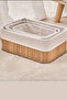 3-Square Bamboo Basket - 2