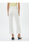 X Selected by Melis Ağazat - High Waist Crop Flare Jeans - 4