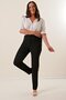 Imported Crepe Wide Size Trousers with Elastic Sides
