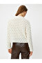 Openwork Sweater Stand Collar Relax Fit - 4