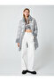 Long Puffer Jacket with Belt, Faux Fur Detail and Pockets - 2
