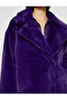 Plush Coat with Pockets - 7