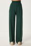 Stylish Knitwear Sweater Trousers Set Emerald Green Lmu0001 - 5