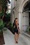 Black Malinda Sequin Dress ATE-1622 - 5